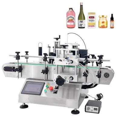 LTPK LT-150P DOUBLE SIDE ROUND BOTTLE POSITIONING AND LABELING MACHINE WITH DATE CODER