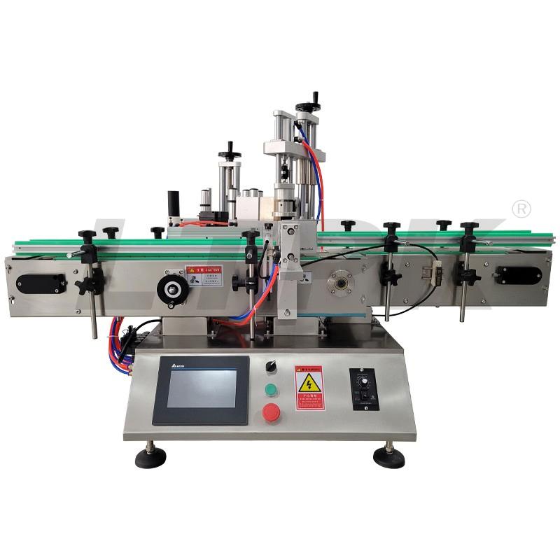 LTPK LT-301 AUTOMATIC ROUND POLYGONAL HEXAGONAL BOTTLE LABELING MACHINE