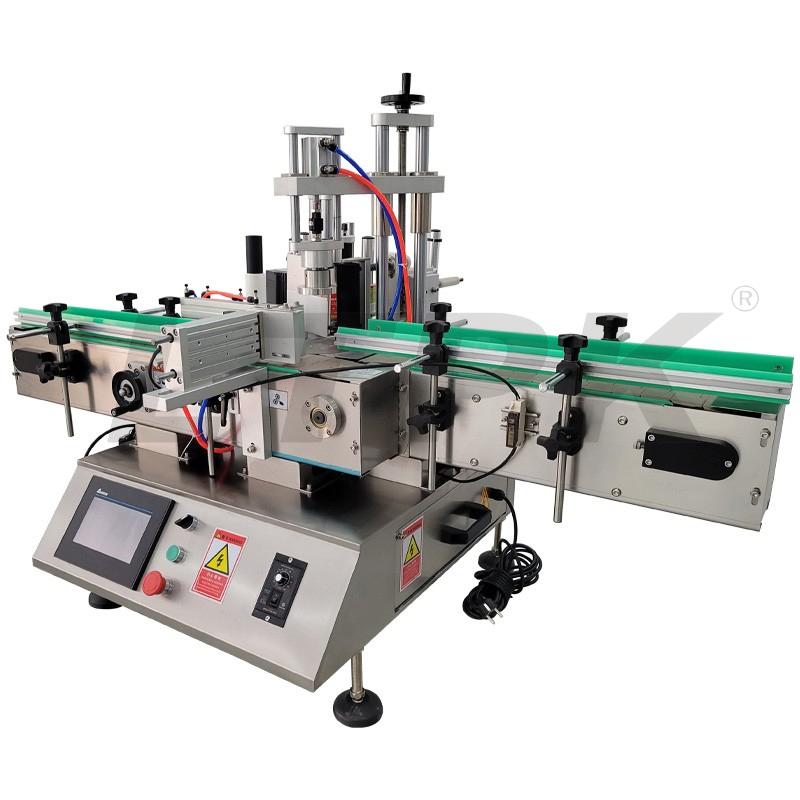 LTPK LT-301 AUTOMATIC ROUND POLYGONAL HEXAGONAL BOTTLE LABELING MACHINE