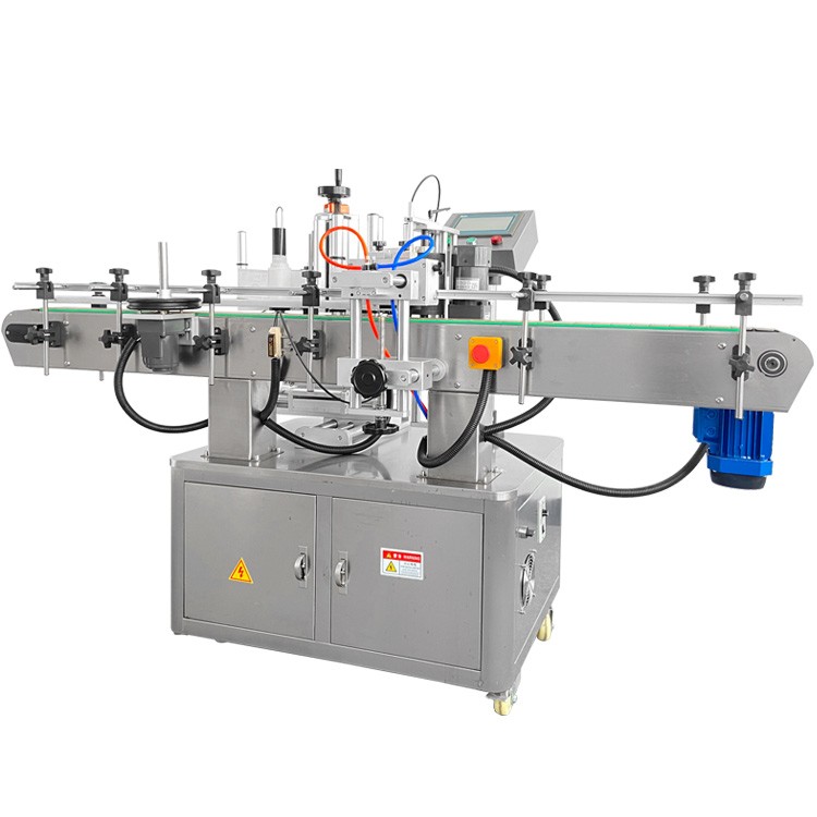 LTPK LT-260 Automatic Double Side Round Bottle Positioning And Labeling Machine 
