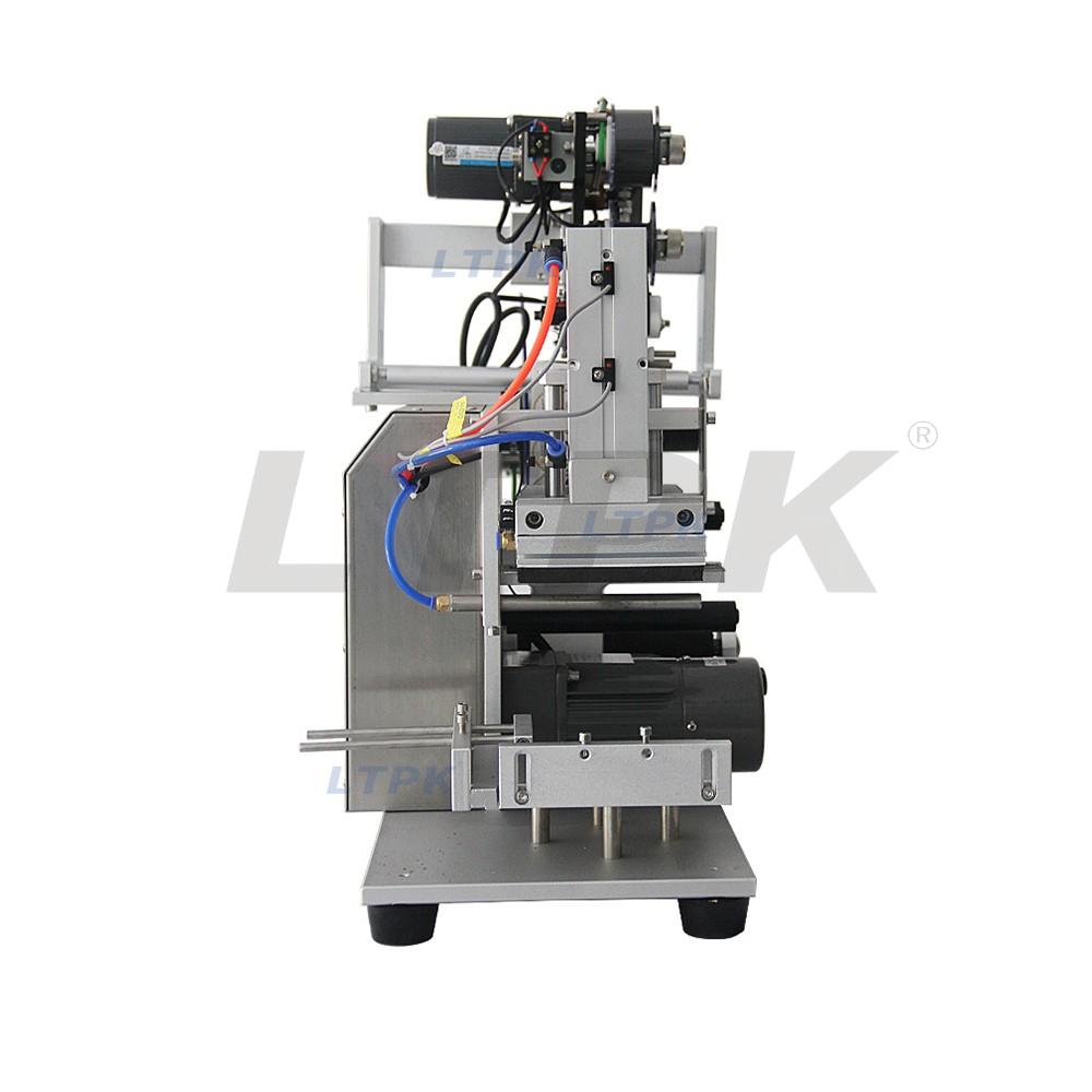 LTPK LT-60D Semi automatic flat surface labeling machine with date coder