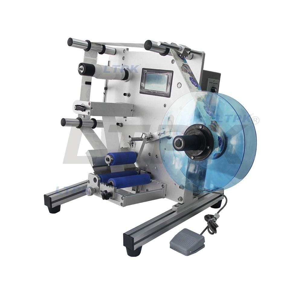 LTPK SL-130 Single Double Side Round Bottle Labeling Machine 