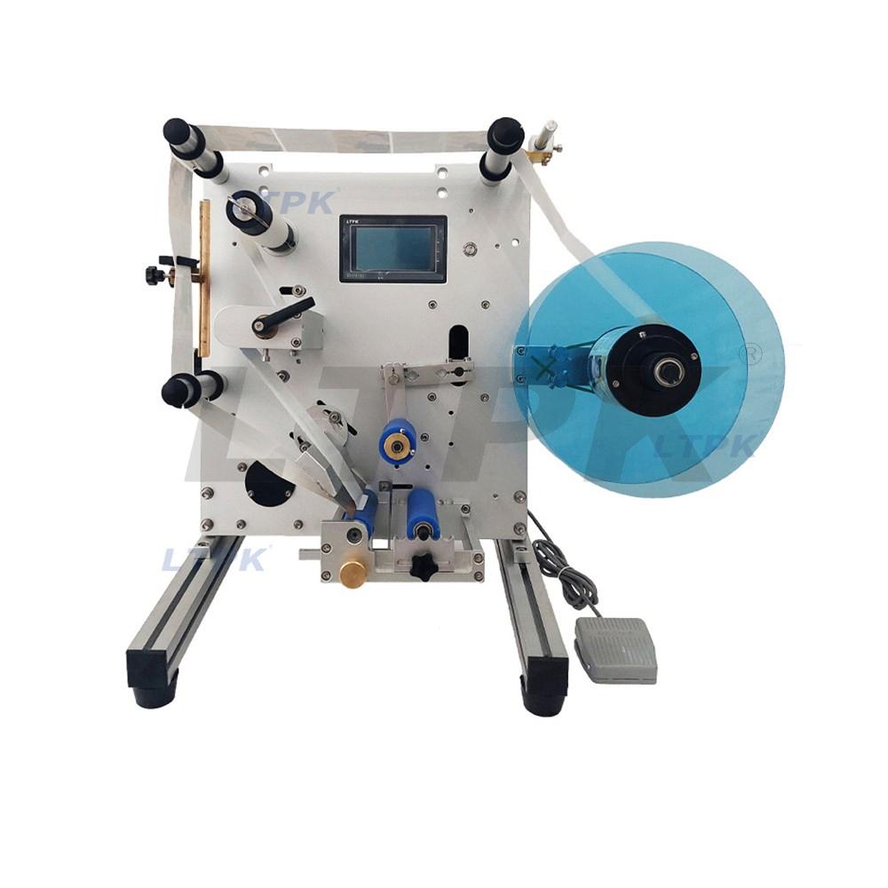 LTPK SL-130 Single Double Side Round Bottle Labeling Machine 