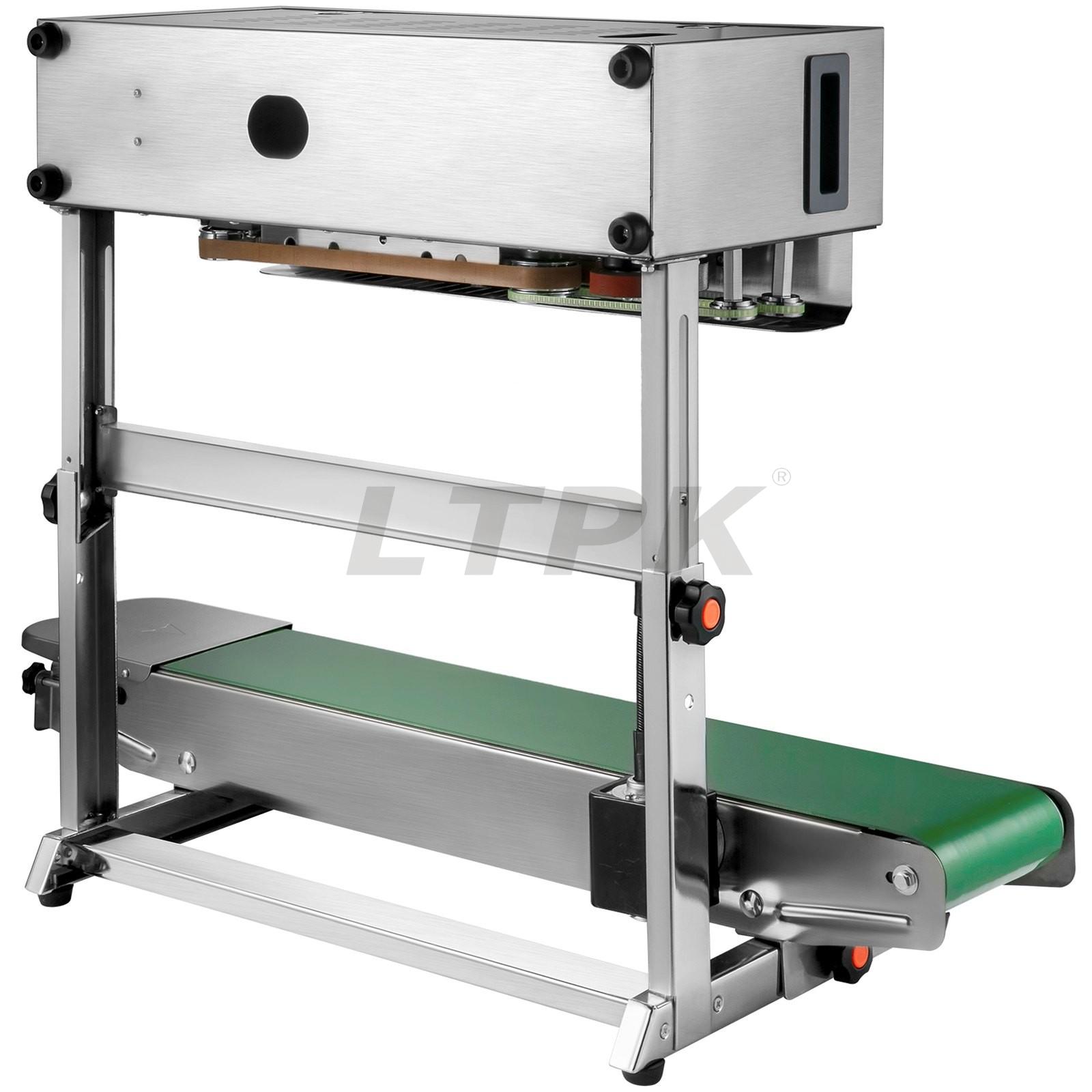 LTPK  FR-770 Vertical Continuous Band Sealer, Automatic Band Sealer with Digital Temperature Control