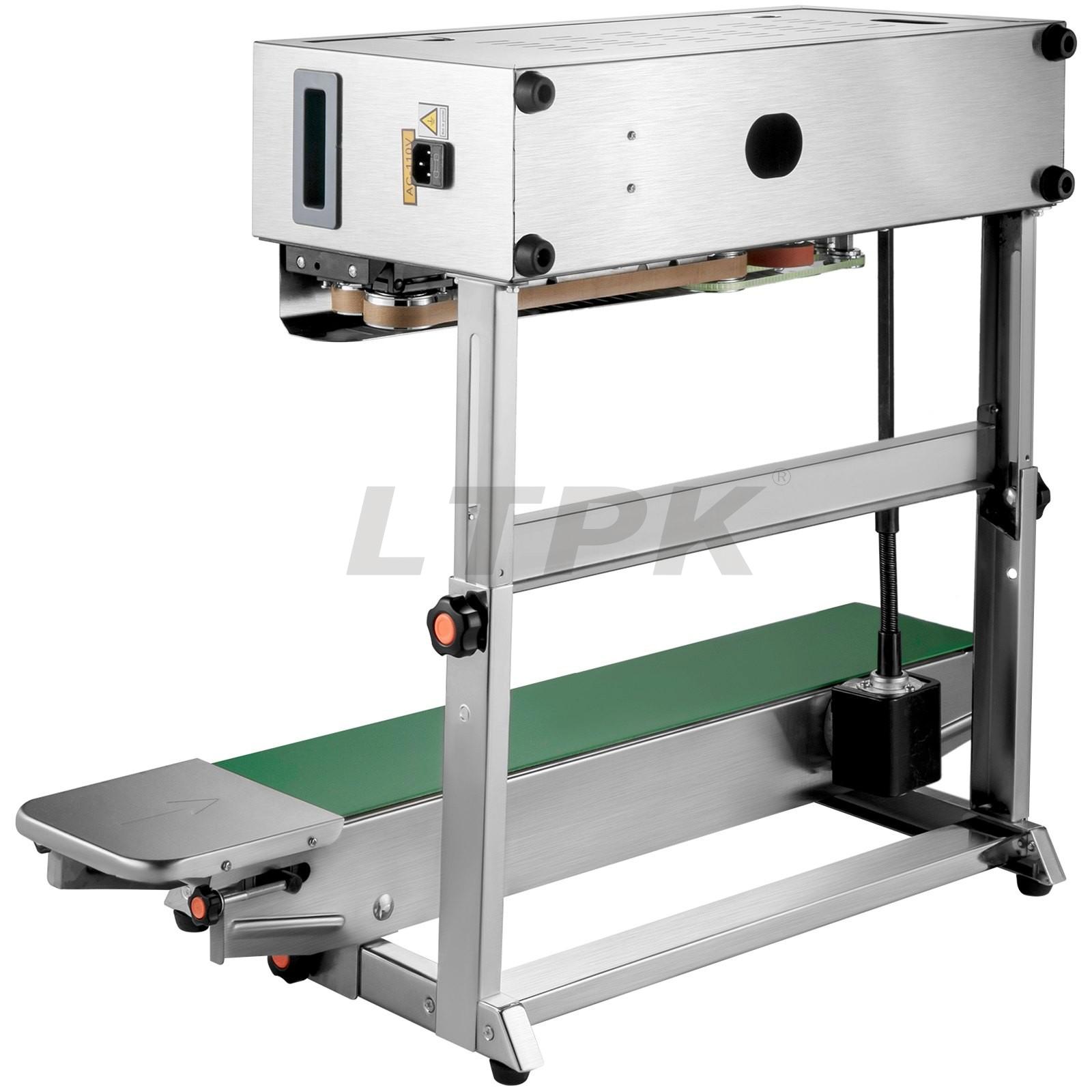 LTPK  FR-770 Vertical Continuous Band Sealer, Automatic Band Sealer with Digital Temperature Control
