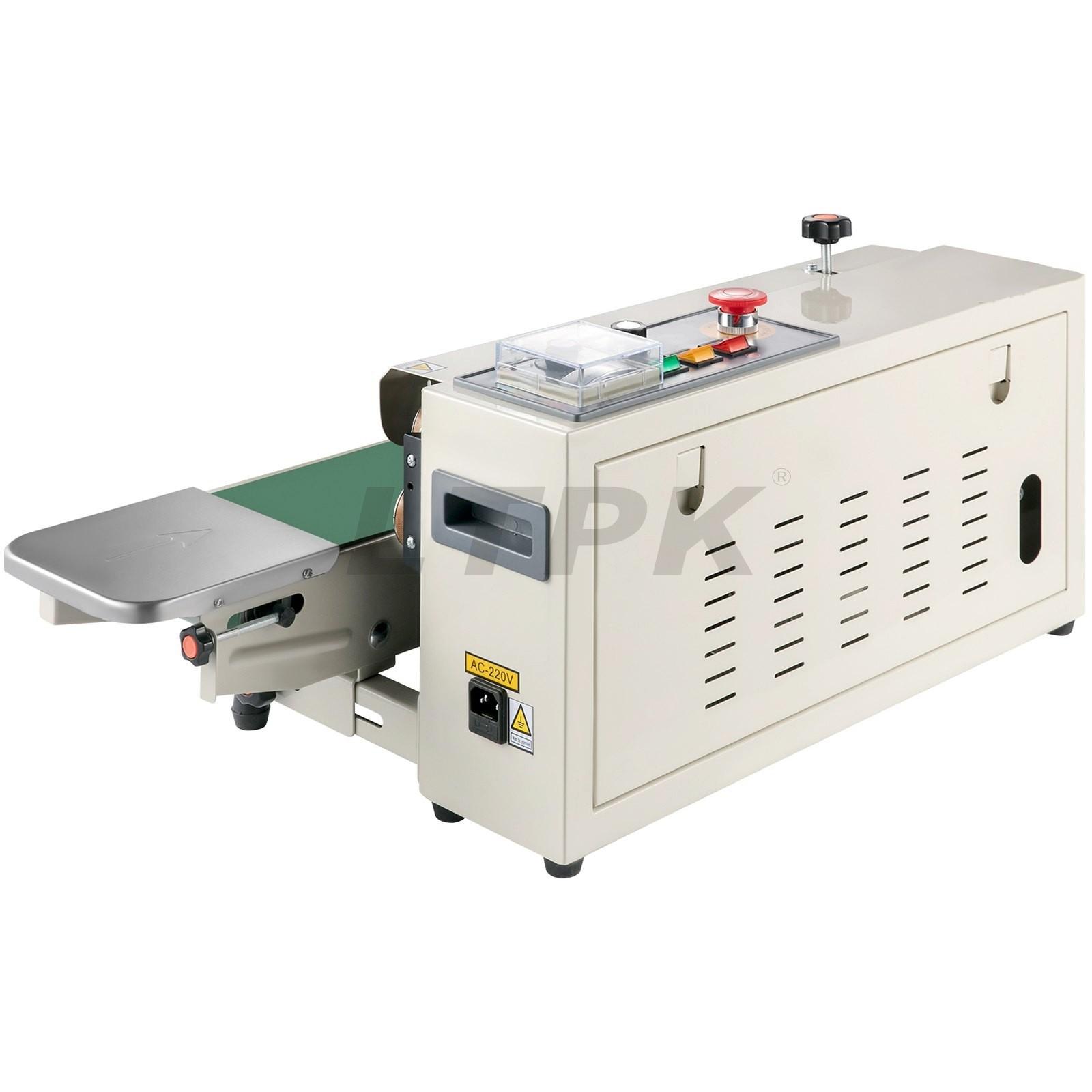 LTPK FR-770 Horizontal Continuous Band Sealer, Automatic Band Sealer with Digital Temperature Control