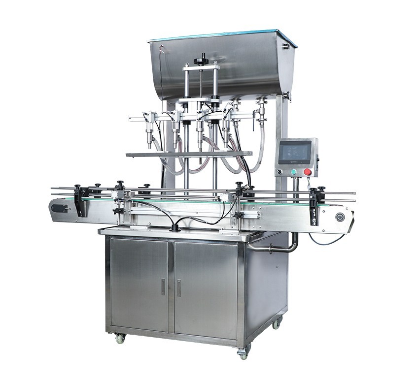 LTPK Fully automatic 4 nozzles paste filling machine and capping machine 