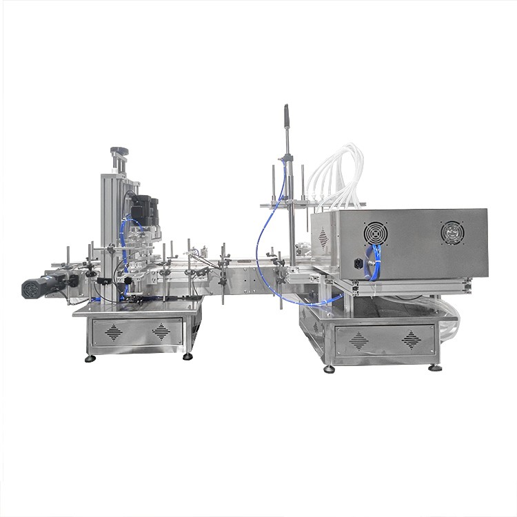LTPK LT-GZL320 AUTOMATIC SQUARE BOTTLE LIQUID FILLING CAPPING MACHINE