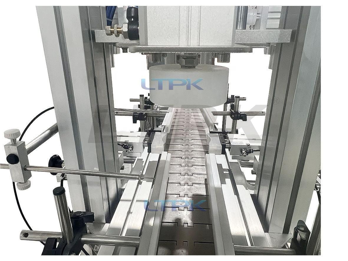LTPK 8 heads magnetic pump liquid filling and capping machine 