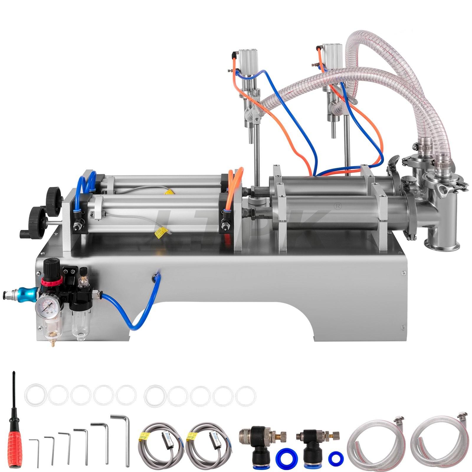 LTPK 50-500ml Liquid Filler Machine Double Heads