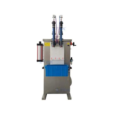 Fully Pneumatic Semi Automatic 2 Nozzles Corrosive Liquid Filling Machine