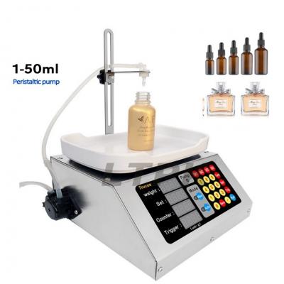 LTPK LT-M90 1-50ML Small automatic liquid weighing filling machine 