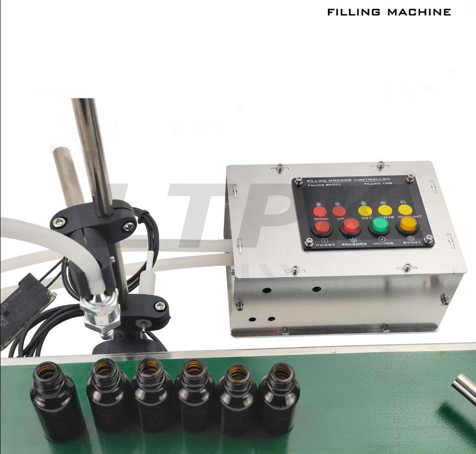 LTPK LT-T200 5-5000ML Automatic 2 Heads Liquid Filling Machine With Longer Conveyor
