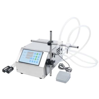  LT-DPYT2P Double Head Semi Automatic Diaphragm Pump Liquid Filling Machine