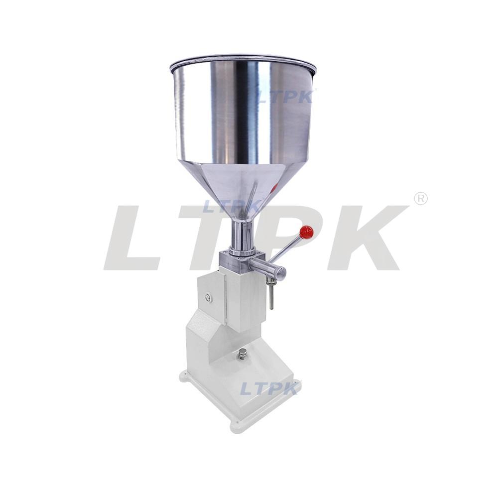 LTPK A03 Hand Operated Filling Machine Manual Cosmetic Paste Sausage Cream Liquid Filling Supply