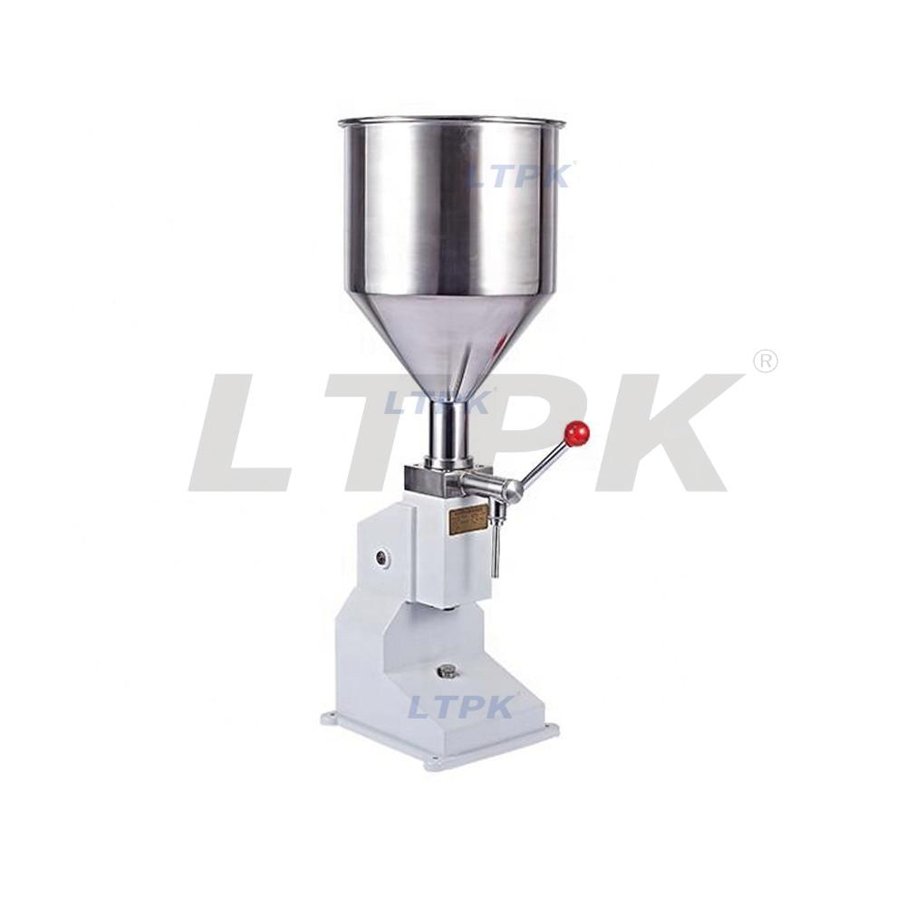 LTPK A03 Hand Operated Filling Machine Manual Cosmetic Paste Sausage Cream Liquid Filling Supply