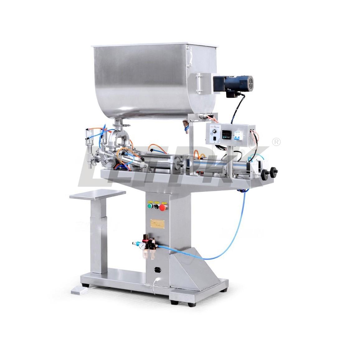 LT-LUGF2 Semi Automatic High Viscosity Paste Filling Machine With Mixer&Heater