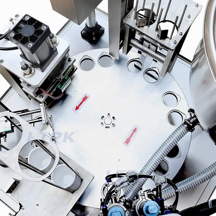 Automatic Rotary Cup Filling And Sealing Machine
