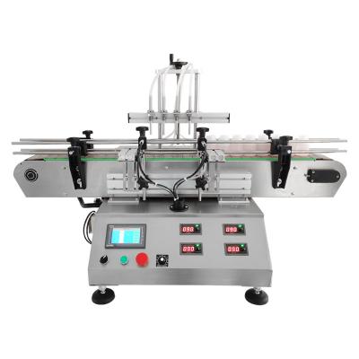 LT-MPF4B Automatic Desktop 4 Nozzles Oral Liquid Bottles Magnetic Pump Filling Machine