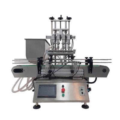 LT-MPF4C Desktop 4 Heads Piston Pump Paste Automatic Cheese Penumatic Filling Machine