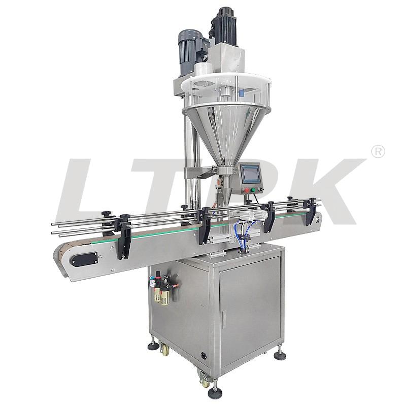 LTPK LT-APF Tin Aluminum Can Auger Cup Automatic Coffer Dry Milk Powder Small Bottle Filling Machines For Food