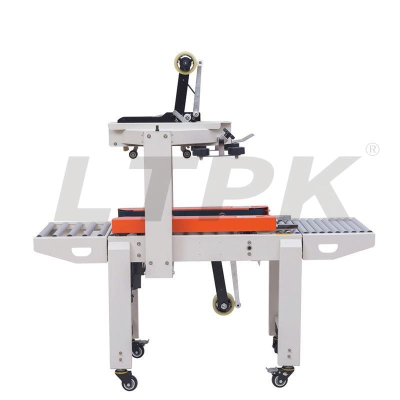 FXC4030X Small carton sealing Machine with side belt conveyor box sealer