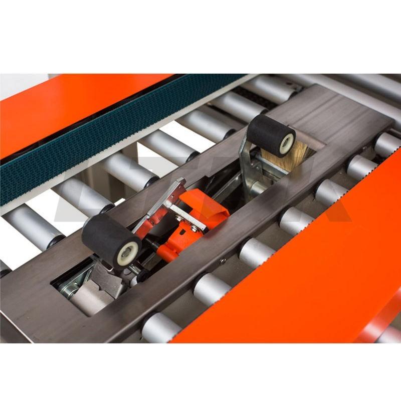 DQFXC5045X Automatic Carton sealer pneumatic box sealing packaging machine with side belt conveyor