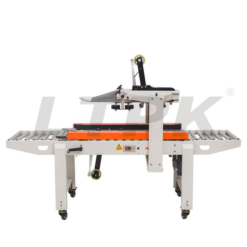 FXC4050XF Small carton sealer box sealing packaging machine with side belt conveyor