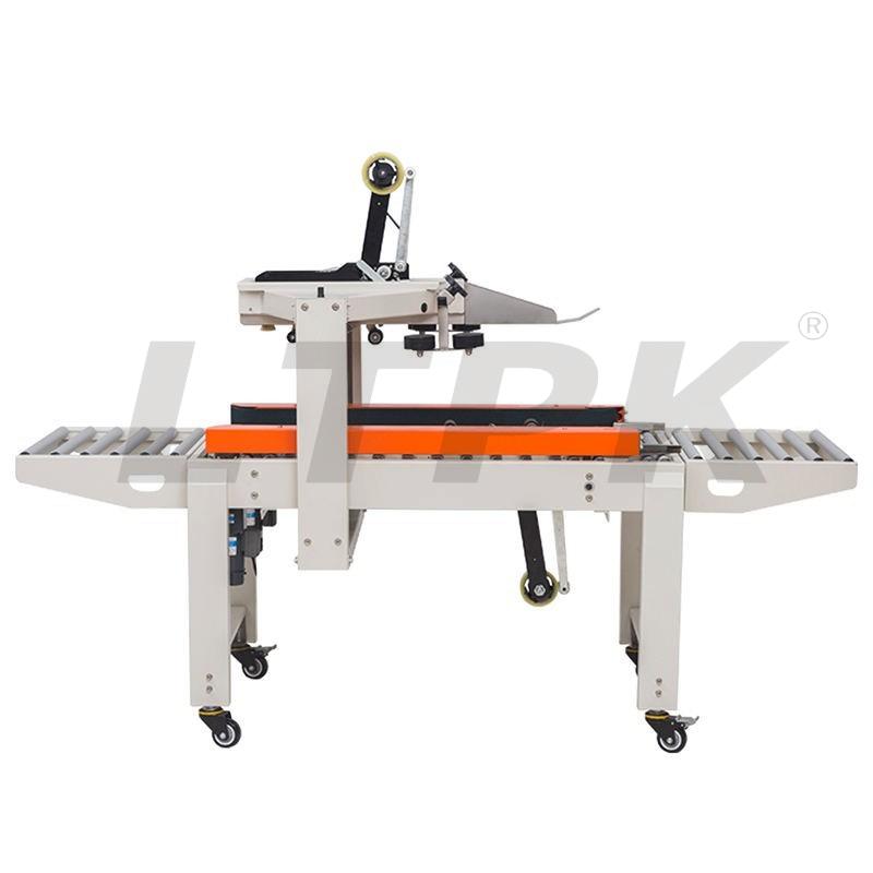 FXC4050XF Small carton sealer box sealing packaging machine with side belt conveyor