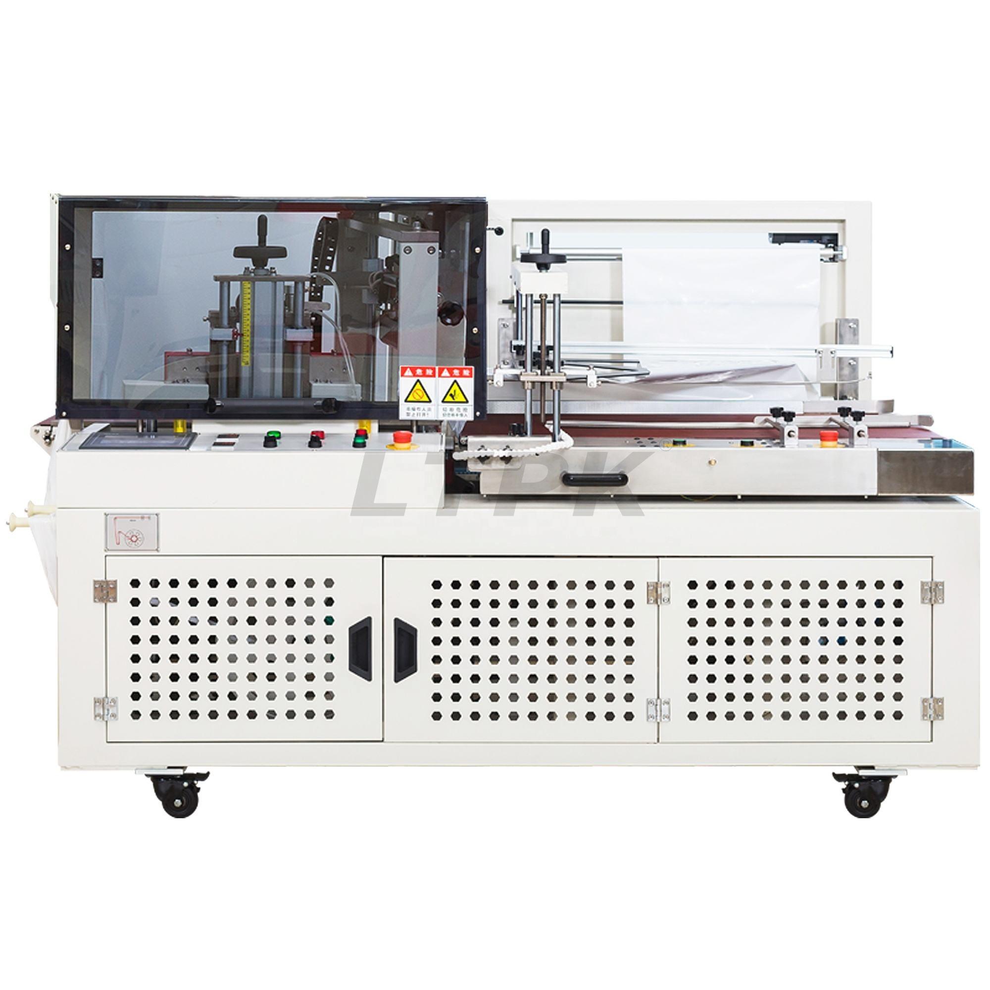 DQL6025S New Automatic side Sealer and DSC6030A Shrink tunnel packager Long items sealing packaging machine