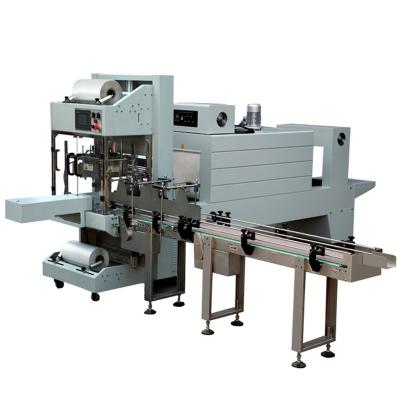 QSJ-5040A Automatic Sleeve Wrapper bottle packing machine + BSE-5040A Heat Shrink Tunnel