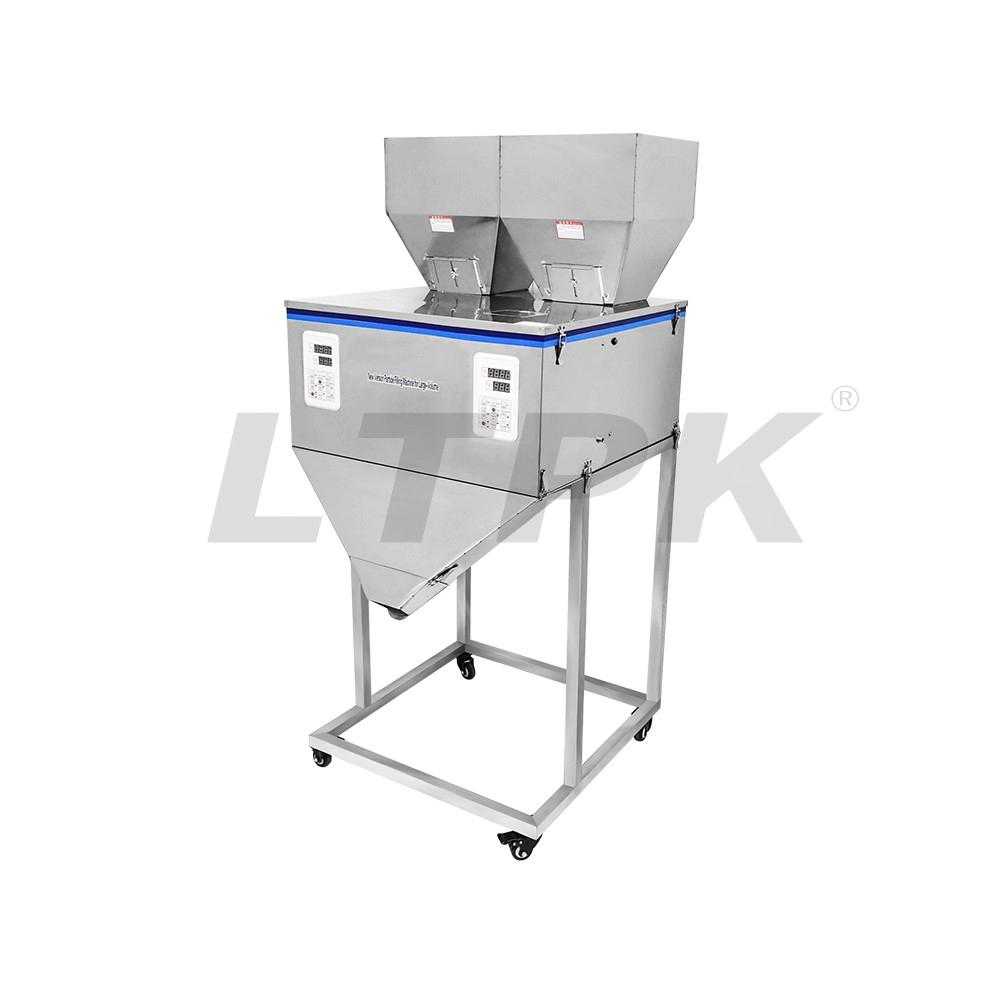 LT-W1200D 3000g double head granule weighing filling machine 