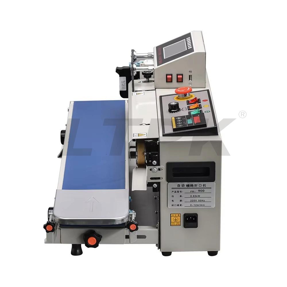 FR-1600 Automatic Horizontal Plastic Film Bags Heat Sealing Machine Continuous Band Sealer Machine