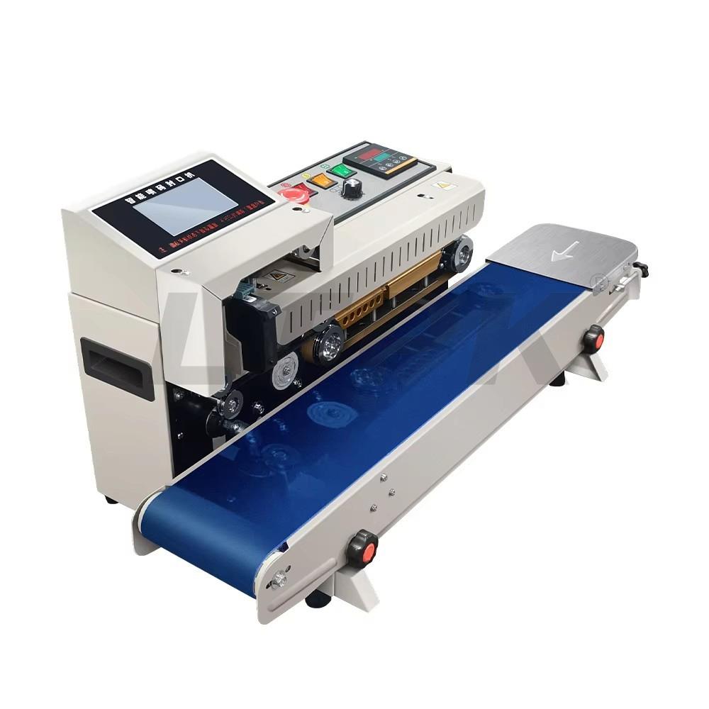 FR-1600 Automatic Horizontal Plastic Film Bags Heat Sealing Machine Continuous Band Sealer Machine