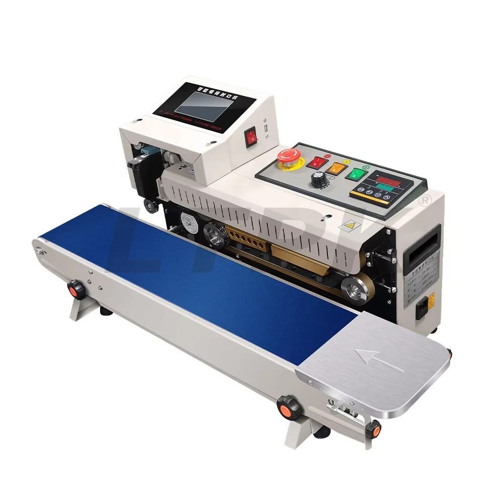 FR-1600 Automatic Horizontal Plastic Film Bags Heat Sealing Machine Continuous Band Sealer Machine