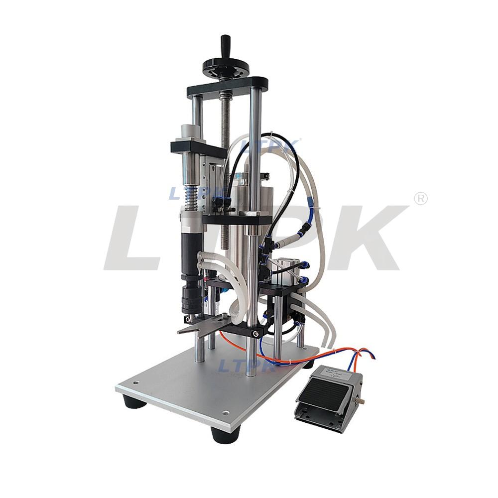 LTPK LT-VPF1 Small Semi-automatic Pneumatic Perfume Vacuum Single Head Liquid Filling Machine