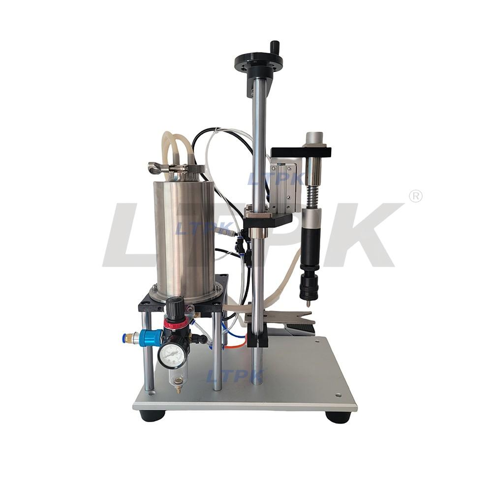 LTPK LT-VPF1 Small Semi-automatic Pneumatic Perfume Vacuum Single Head Liquid Filling Machine