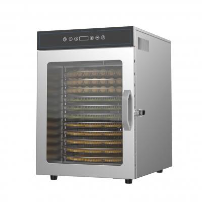 LTPK LT-16 New Home Use Rotating 12 Trays Stainless Steel Fruit Dryer Vegetables Beef Jerky Food Dehydrators