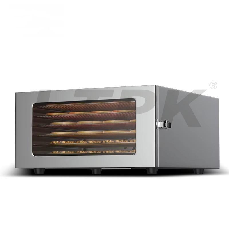 LTPK LT-163 6 Trays Factory Direct OEM Custom Vegetable Fruit Dehydrator Stainless Steel for Flower Tea Dryer