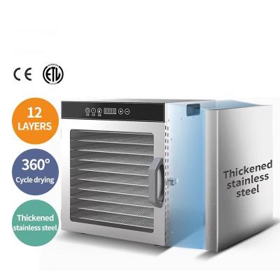LTPK LT-154 Good Quality 12 Tray Food Dehydrator Dryer Fruit mango Dryer Dry Fruits Vegetables Meats Drying Machine