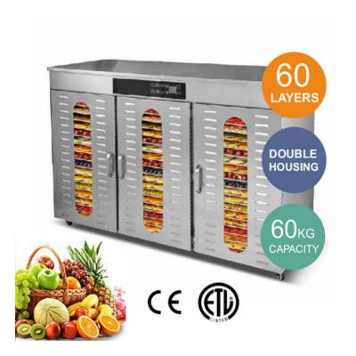 LT-021 Hot Selling Food Dehydrator with 60 SUS 304 Food Grade Trays