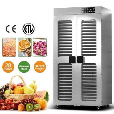 LTPK LT-176 Commercial 28 Trays Food Meat Beef Jerky Fish Drying Machine Dehydrator Stainless Steels Food Drying Machine