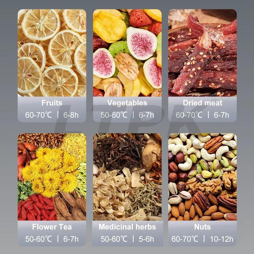 LTPK LT-051 96 Layers Food Dehydrator for Fruit and Vegetable Drying Machine with CE
