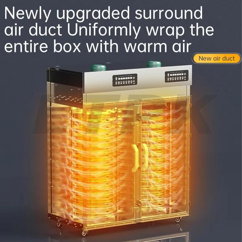 LTPK LT-172 High Quality Fruit and Vegetable Drying Machine Segmental Temperature Control Commercial 30 Tray Food Dehydrator
