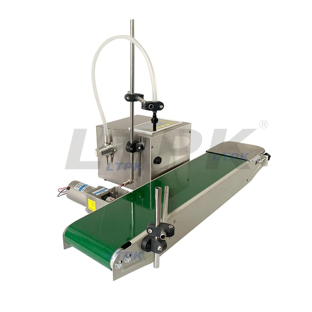 LTPK LT-LS25A Semi automatic single head magnetic pump filling machine with conveyor