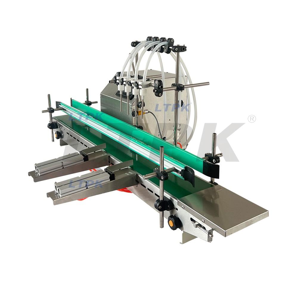 LTPK LT-LS31D Desktop four head diaphragm pump assembly line filling machine