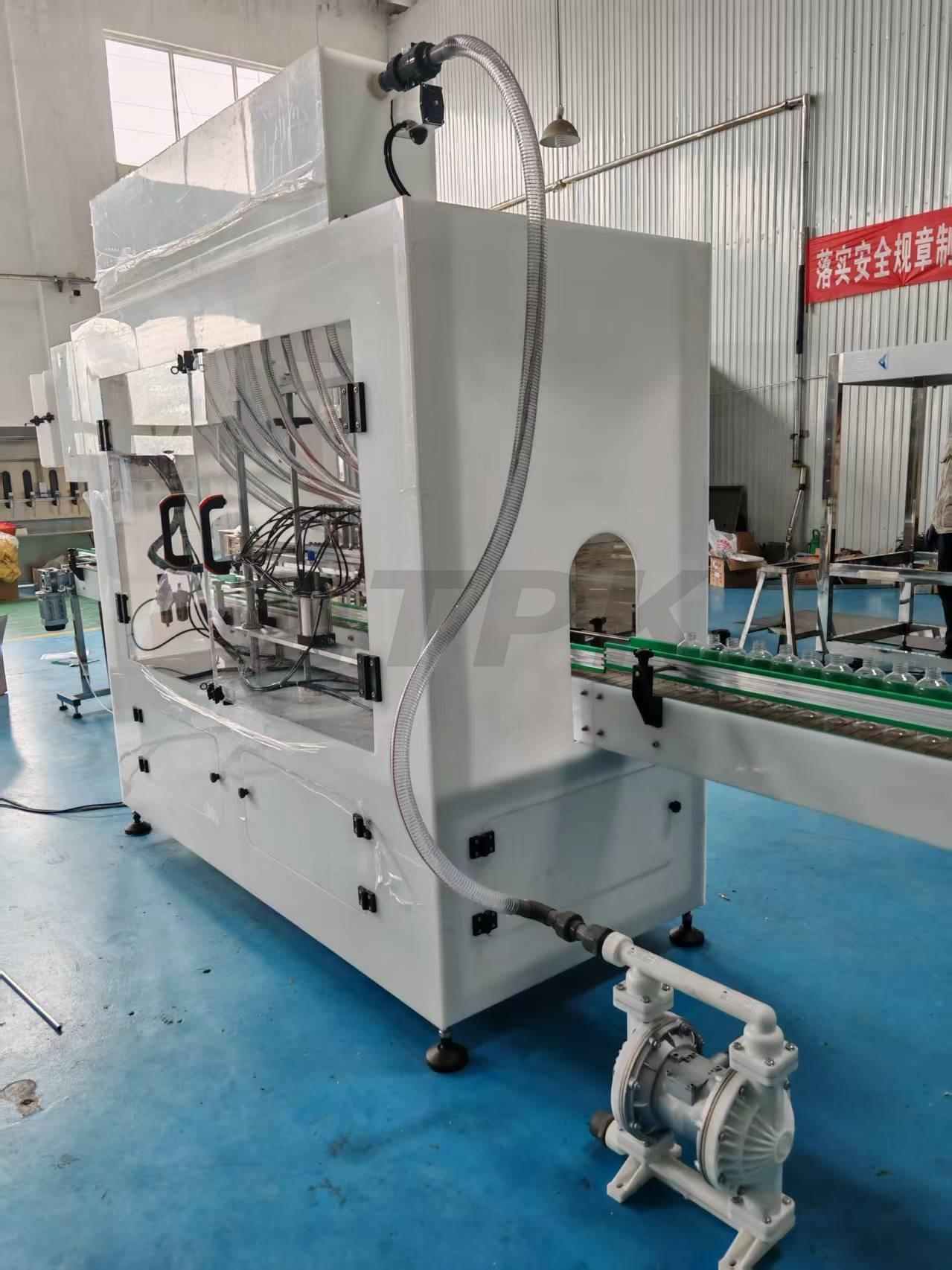 LTPK LT-CR10 Automatic Plastic Bottle 10 Heads Anti-corrosion Hcl Acid Chemical Corrosive Liquid Filling Machine