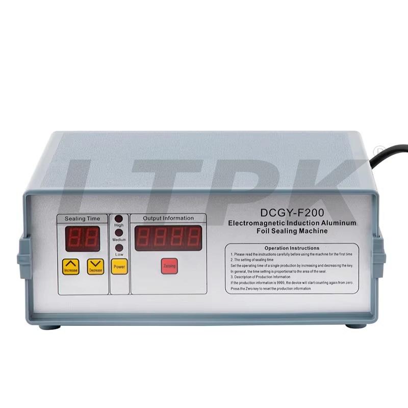 LTPK DCGY-F200 Portable Handheld Magnetic Aluminum Foil Glass Plastic Bottle Cap Induction Sealing Machine Heat Sealer