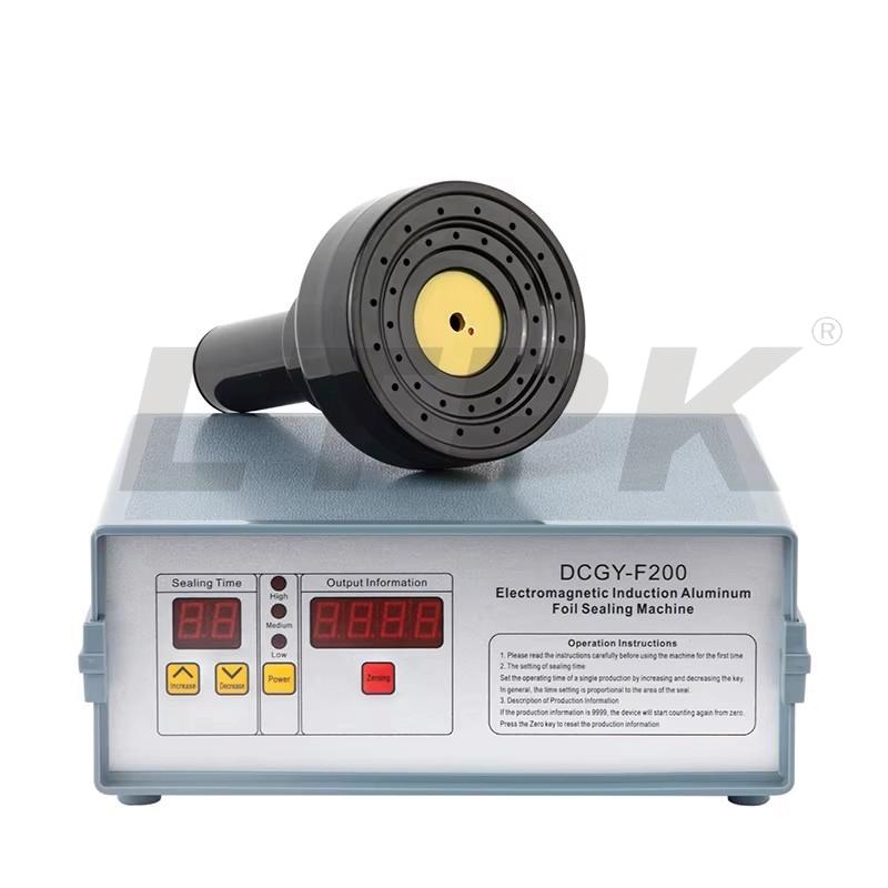 LTPK DCGY-F200 Portable Handheld Magnetic Aluminum Foil Glass Plastic Bottle Cap Induction Sealing Machine Heat Sealer