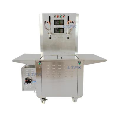 LTPK LT-G380B Semi automatic double head liquid weighing and filling machine